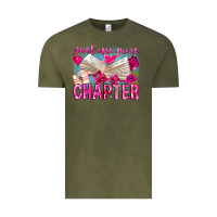 Vintage Olive Just One More Chapter Vintage Tee - CowhideDigitalArt