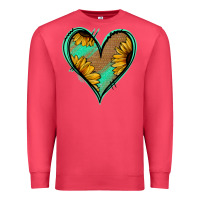 Cardinal Sunflower Heart Premium Sweatshirt - Jasminsmagicworld