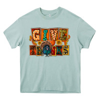Arona Give Thanks Thanksgiving Heavy Core Tee - FaDigitalArtStudio