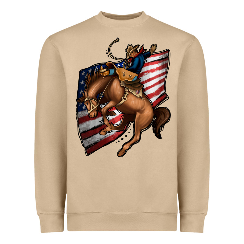 American Cowboy Heavyweight Sweatshirt by Jasminsmagicworld | Teevron