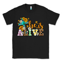 Black Easter Day He is alive with cross Classic Tee - OliviaCreatesArt
