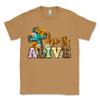 Toasted Coconut Easter Day He is alive with cross Classic Tee - OliviaCreatesArt