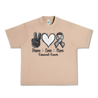 Burro Peace Love Cure Carcinoid Cancer Urban Heavy Tee - Jasminsmagicworld