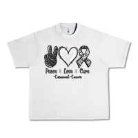 Lunar Rock Peace Love Cure Carcinoid Cancer Urban Heavy Tee - Jasminsmagicworld