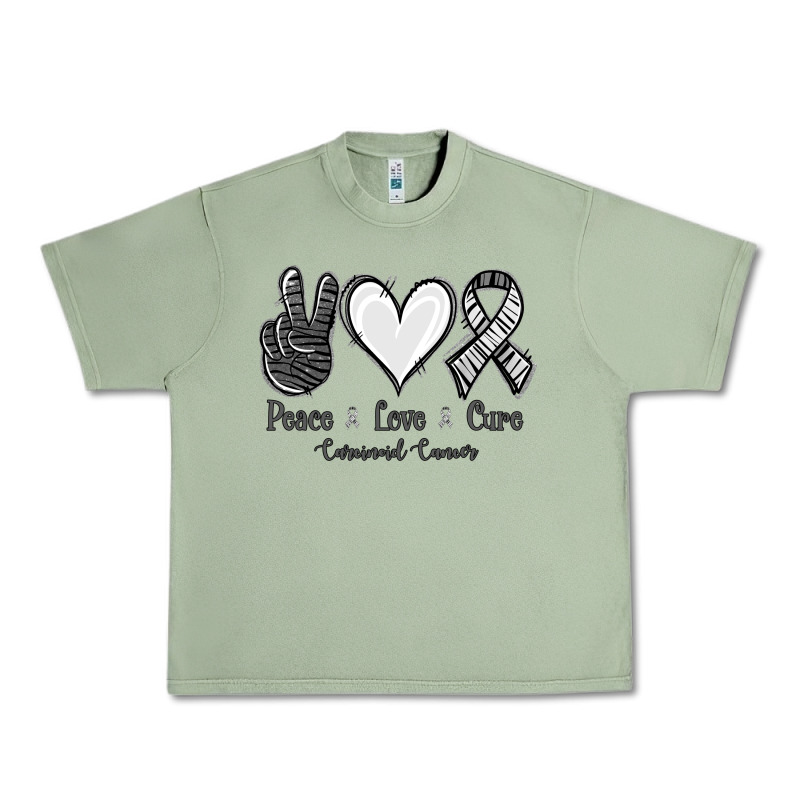 Peace Love Cure Carcinoid Cancer Urban Heavy Tee by Jasminsmagicworld | Teevron