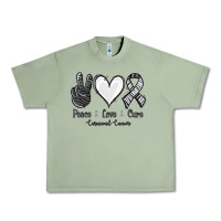 Oil Green Peace Love Cure Carcinoid Cancer Urban Heavy Tee - Jasminsmagicworld