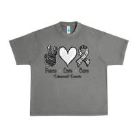 Tornado Peace Love Cure Carcinoid Cancer Urban Heavy Tee - Jasminsmagicworld
