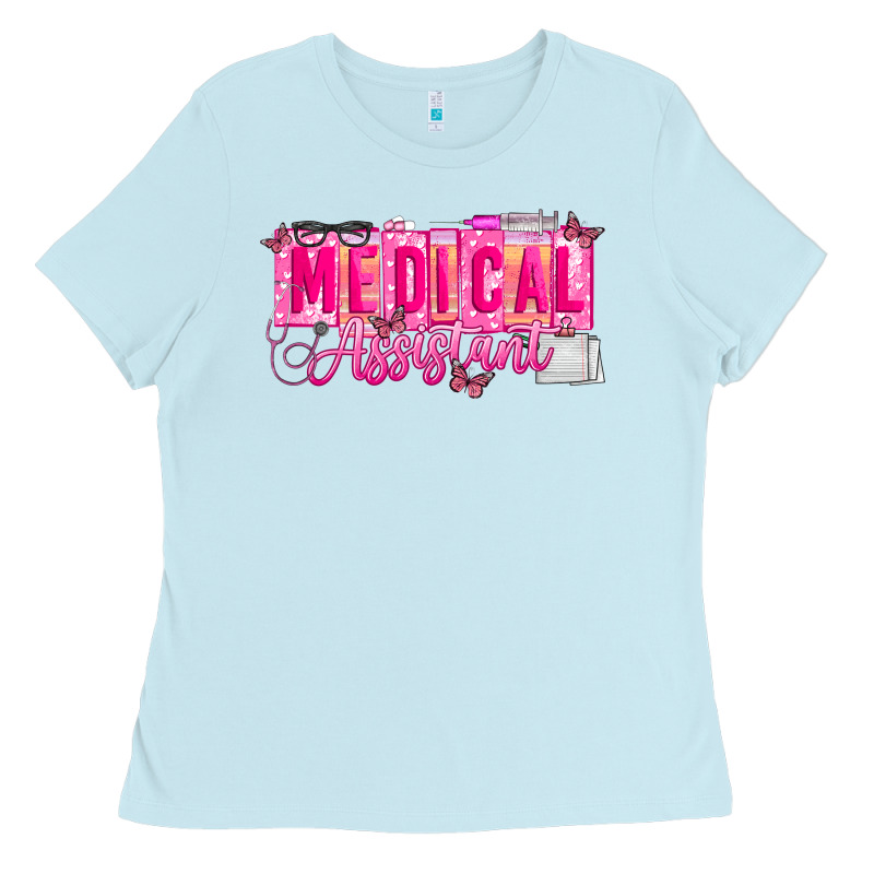 Valentine Medical Assistant Ladies Tee by CowhideDigitalArt | Teevron