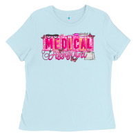 Baby Blue valentine medical assistant Ladies Tee - CowhideDigitalArt