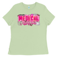Matcha valentine medical assistant Ladies Tee - CowhideDigitalArt
