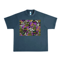 Midnight Navy mardi gras celebration pattern Urban Heavy Tee - CowhideDigitalArt