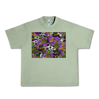 Oil Green mardi gras celebration pattern Urban Heavy Tee - CowhideDigitalArt
