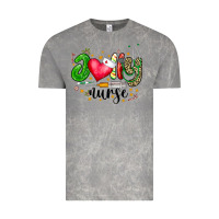 Cloud Rock Jolly Nurse Black Vintage Tee - CowhideDigitalArt