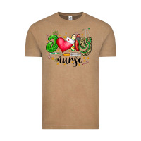 Vintage Coffee Jolly Nurse Black Vintage Tee - CowhideDigitalArt