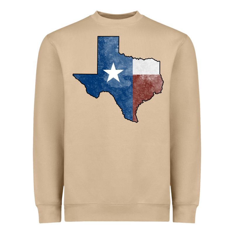 Texas Watercolor Map Heavyweight Sweatshirt by Jasminsmagicworld | Teevron