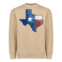 Mushroom Texas Watercolor Map Heavyweight Sweatshirt - Jasminsmagicworld