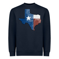 Navy Texas Watercolor Map Heavyweight Sweatshirt - Jasminsmagicworld