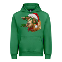 Emerald christmas goat Urban Hoodie - RanaPortraitStore