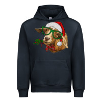 Navy christmas goat Urban Hoodie - RanaPortraitStore