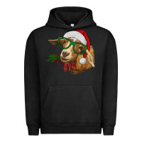 Pigment Black christmas goat Urban Hoodie - RanaPortraitStore