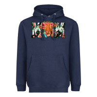 Navy Cow Mom Heavyweight Hoodie - Jasminsmagicworld