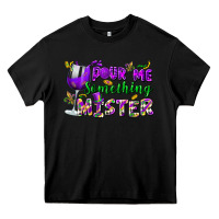 Black Pour me something mister Heavy Core Tee - FaDigitalArtStudio