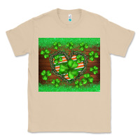 Mushroom st.patricks heart shamrocks glitter Classic Tee - BarkalooDesign
