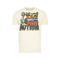 Vintage Arctic Just a Girl Small Town Autism Vintage Tee - CowhideDigitalArt