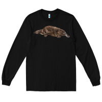 Black Platypus Long Sleeve Tee - LillyAllenDesigns