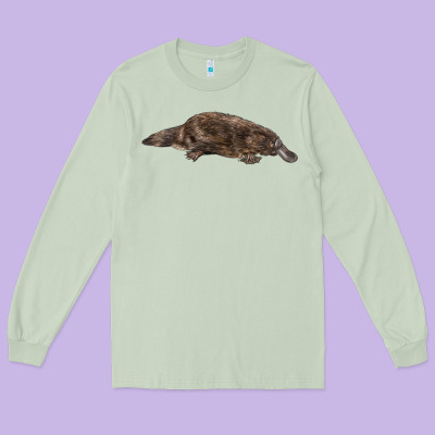 Platypus Long Sleeve Tee Designed By Lillyallendesigns
