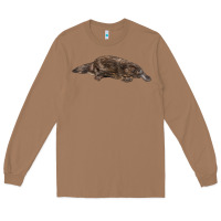 Toasted Coconut Platypus Long Sleeve Tee - LillyAllenDesigns