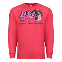 Cardinal Peace Love Unicorn Premium Sweatshirt - Jasminsmagicworld