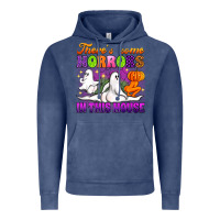 Vintage Denim theres some horrors in this house Vintage Hoodie - Artiststas