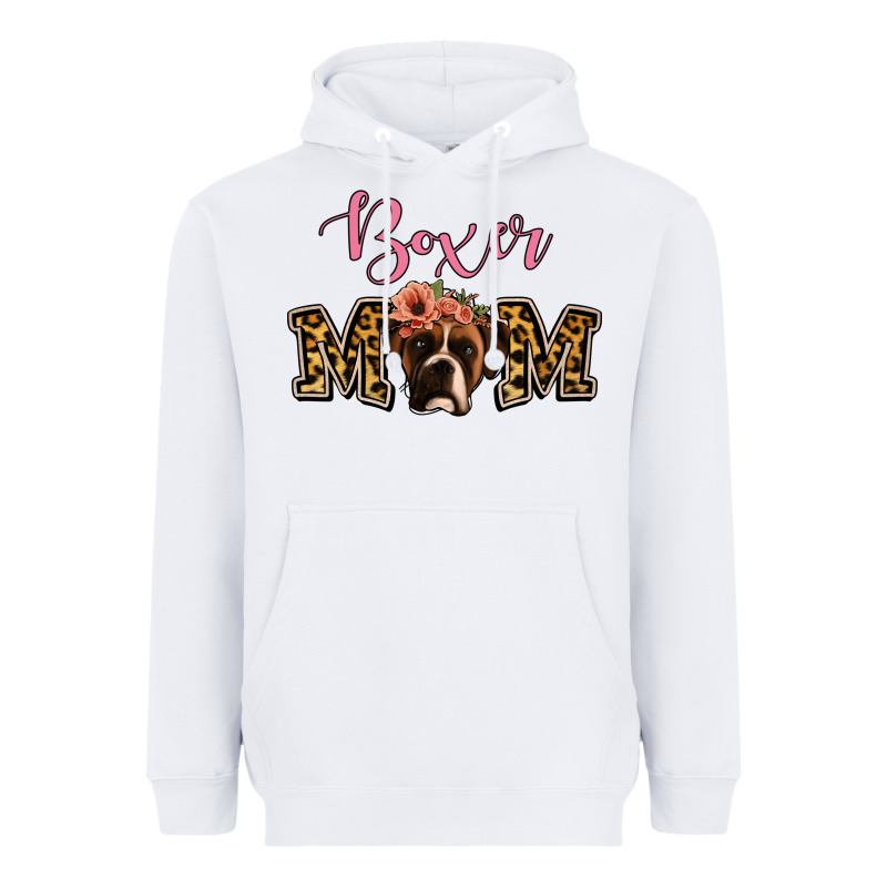 Boxer Mom Heavyweight Hoodie by Jasminsmagicworld | Teevron