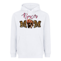White Boxer Mom Heavyweight Hoodie - Jasminsmagicworld