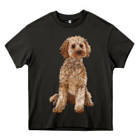 Asphalt cockapoo Heavy Core Tee - RanaPortraitStore
