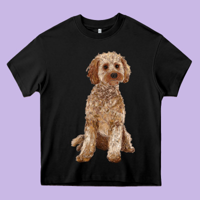 Cockapoo Heavy Core Tee Designed By Ranaportraitstore