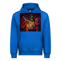 Cobalt halloween glitter highland cow tumbler Urban Hoodie - RanaPortraitStore