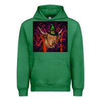 Emerald halloween glitter highland cow tumbler Urban Hoodie - RanaPortraitStore