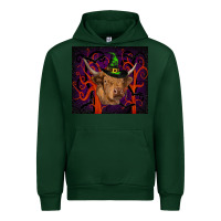Forest Green halloween glitter highland cow tumbler Urban Hoodie - RanaPortraitStore
