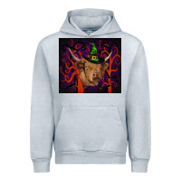 Heather Grey halloween glitter highland cow tumbler Urban Hoodie - RanaPortraitStore