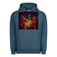 Pigment Midnight Navy halloween glitter highland cow tumbler Urban Hoodie - RanaPortraitStore