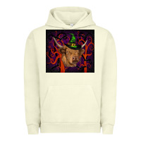 Pigment Pistachio halloween glitter highland cow tumbler Urban Hoodie - RanaPortraitStore