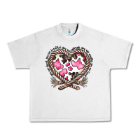 Lunar Rock western cowhide heart Urban Heavy Tee - CowhideDigitalArt