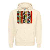 Sandshell christmas brushstroke Zipper Hoodie - Jasminsmagicworld