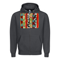 Smoke christmas brushstroke Zipper Hoodie - Jasminsmagicworld