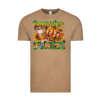 Vintage Coffee Pumpkin Spice Junkie Vintage Tee - CowhideDigitalArt
