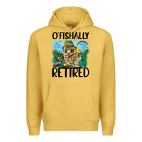 Antique Gold o' fishally retired Premium Hoodie - BarkalooDesign