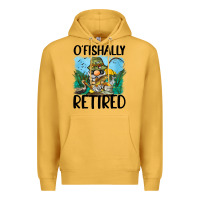 Mustard o' fishally retired Premium Hoodie - BarkalooDesign