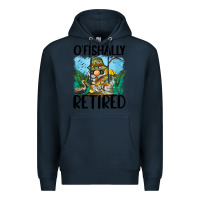Navy o' fishally retired Premium Hoodie - BarkalooDesign